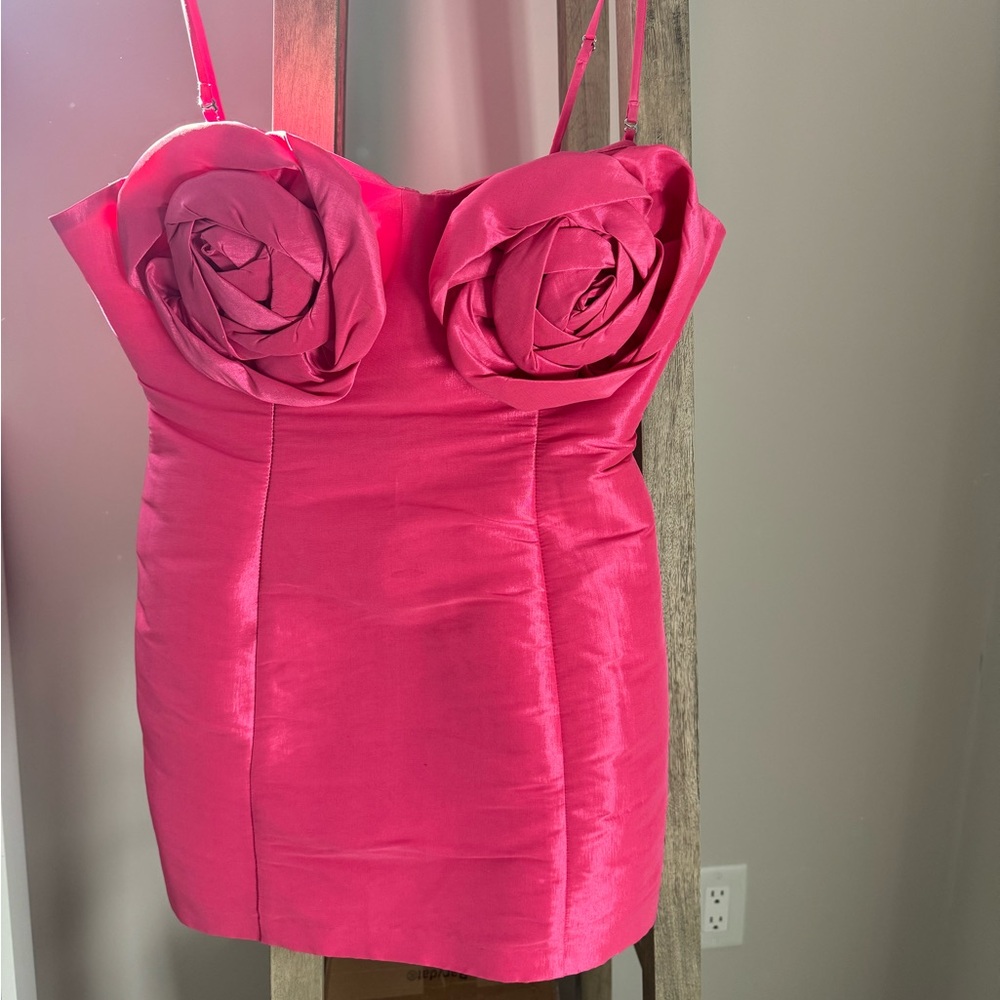 Hot pink NBD dress
